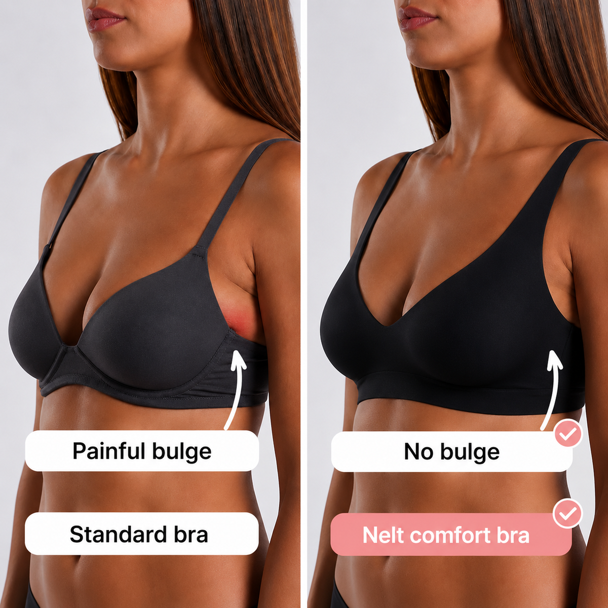 Nelt Comfort Bra — Seamless & Wire-Free