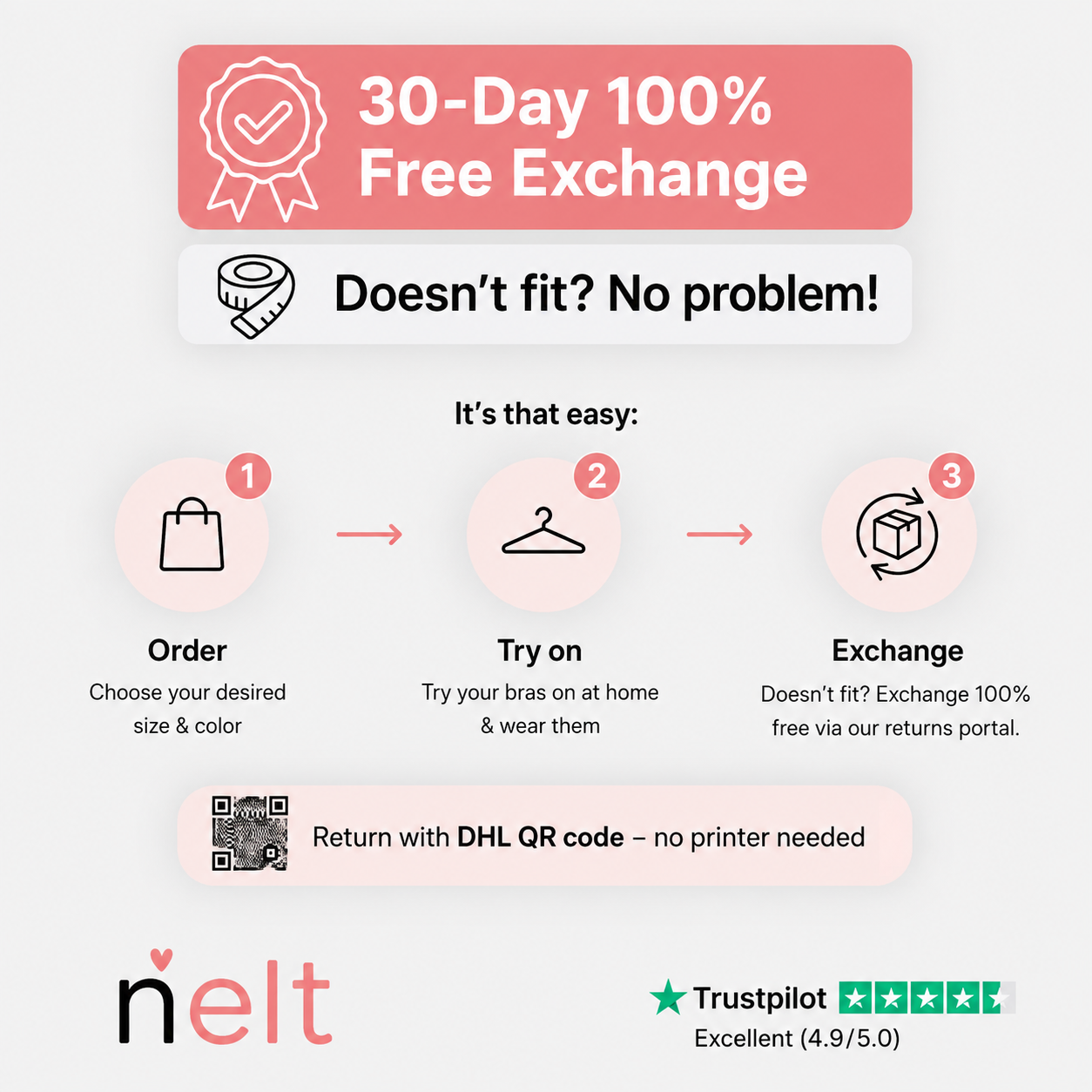 Nelt Comfort Bra — Seamless & Wire-Free
