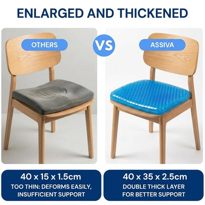 Gel cushion on office chair